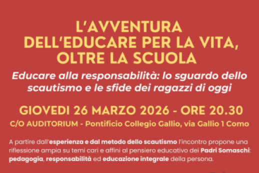 L’avventura dell’educare per la vita, oltre la scuola