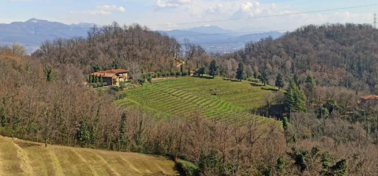 Colline bergamasche che richiamano l'obiettivo del palinsesto: valorizzare la qualità produttiva, la creatività e la tradizione che contraddistinguono l’identità locale dei comuni coinvolti nel progetto
