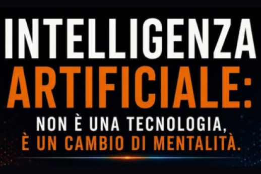 Intelligenza artificiale: non è una tecnologia, è un cambio di mentalità