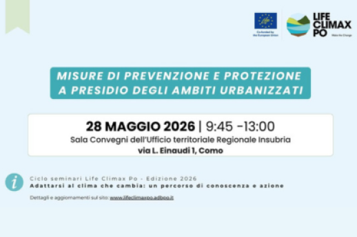 Misure di prevenzione e protezione a presidio degli ambiti urbanizzati