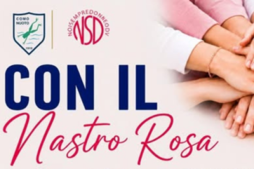 Con il nastro rosa