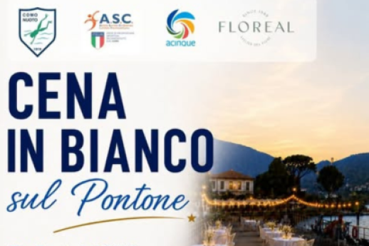 Cena in bianco sul pontone