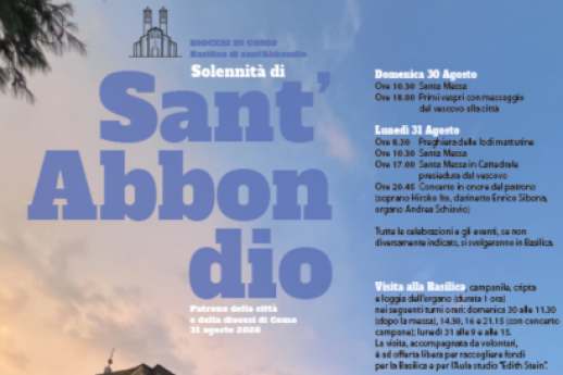 Solennità di Sant'Abbondio - Patrono della città e della diocesi di Como