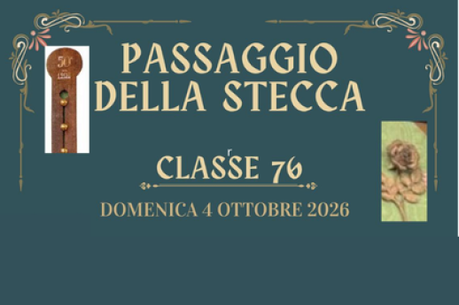 Passaggio della Stecca alla Classe 1976