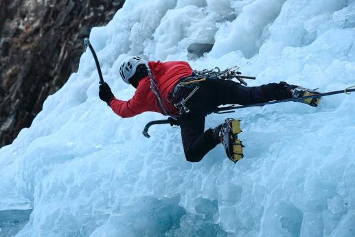 Escalada sobre hielo