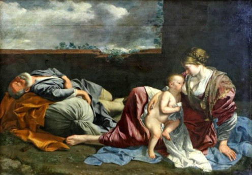 Gentileschi: Rest on the Flight into Egypt