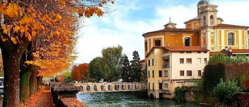 Il fiume Oglio tra la Provincia di Brescia, Bergamo e Cremona