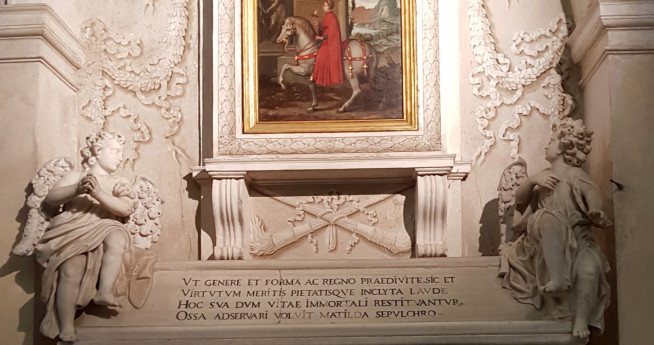 Le contesse al Polirone - Tomba di Matilde - San Benedetto Po