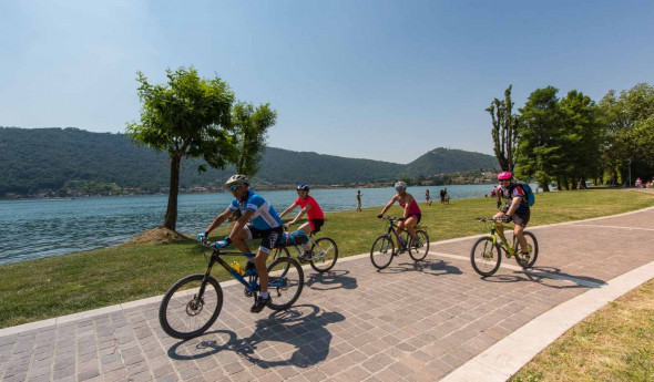 E-bike tour al lago d'Iseo (Pisogne/Sulzano) e Montisola