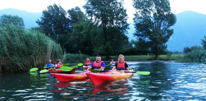 As smooth as river Oglio - bike and kayak As smooth as river Oglio - bike and kayak