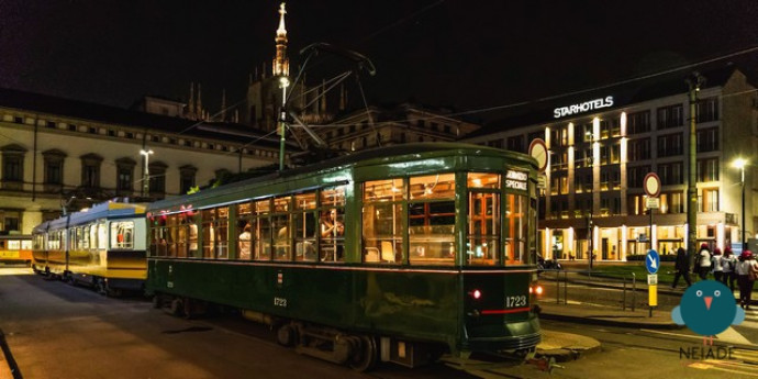 Tour notturno sul tram storico con le coperte Tour notturno sul tram storico con le coperte
