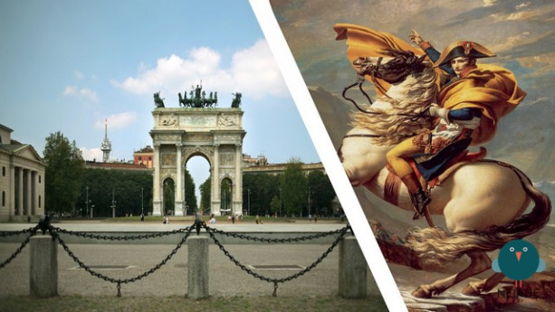 Actor tour con i personaggi storici milanesi: Leonardo e Napoleone