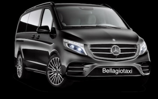 Luxury car transfer from Milanto Bellagio Lake Como.