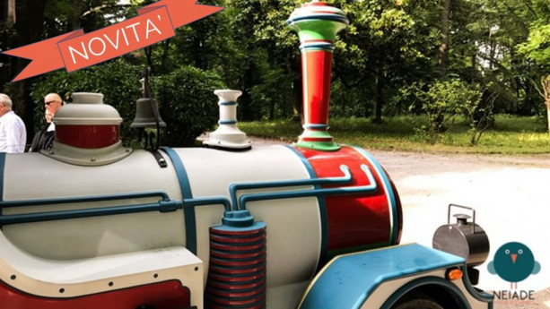 In trenino nel Parco della Reggia di Monza In trenino nel Parco della Reggia di Monza