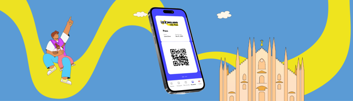 Yesmilano City Pass Blue Banner
