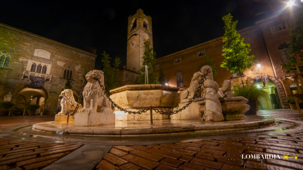 piazza Vecchia a Bergamo