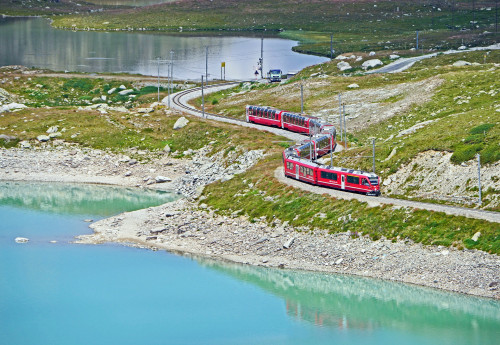  Tour del Trenino Rosso del Bernina dal Lago di Como