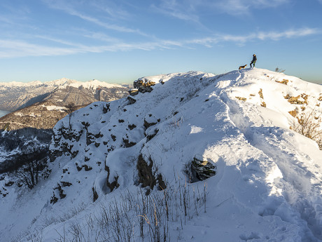 Sulla neve al Rifugio Prabello