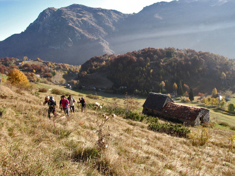 In Val Taleggio verso la Bocchetta di Regadur