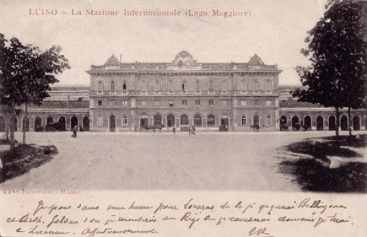 Foto d'epoca stazione Luino