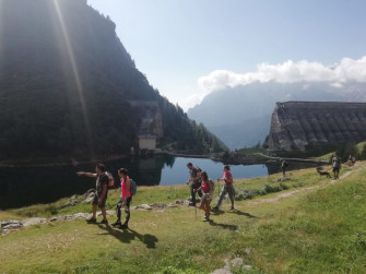 Trekking alla Diga al Gleno Trekking alla Diga al Gleno