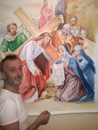 I madonnari di Bergamo a Valbondione I madonnari di Bergamo a Valbondione
