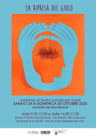 RINVIATO - La ripresa del gioco - Workshop di teatro sociale per adulti RINVIATO - La ripresa del gioco - Workshop di teatro sociale per adulti