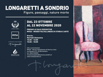 Longaretti a Sondrio. Figure, paesaggi, nature morte Longaretti a Sondrio. Figure, paesaggi, nature morte