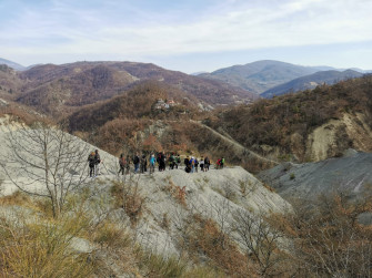 Camminata lunare ai calanchi di Nivione