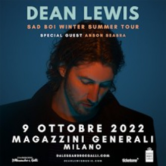 dean lewis biglietti 2 dean lewis biglietti 2