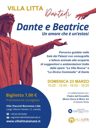 Dante e Beatrice: un amore che è un'estasi