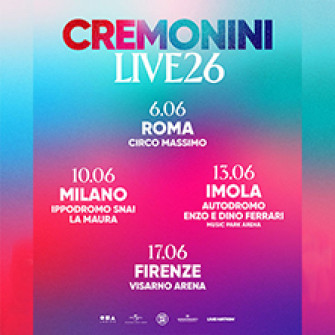 cremonini 2026 biglietti