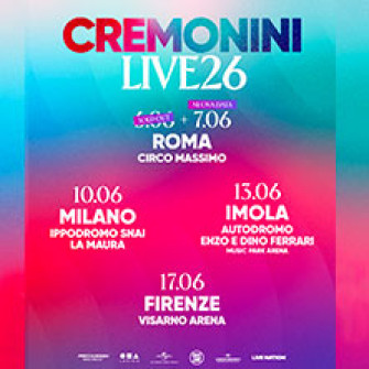 cremonini 2026 biglietti