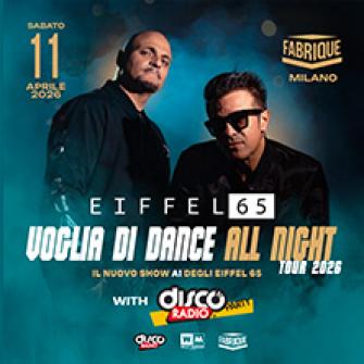 eiffel65 dance biglietti