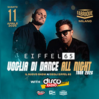 eiffel65 dance biglietti