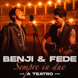 benji fede teatri biglietti