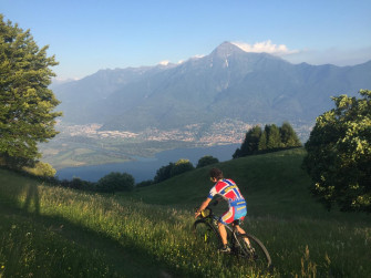 lago di como mountain bike monti di vercana