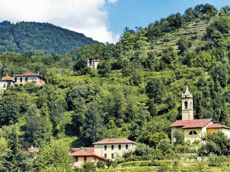 Monte di Brianza da Olgiate Molgora