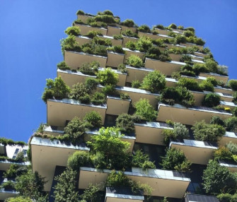 Lo Sky Line di Milano e i Bastioni di Porta Nuova 