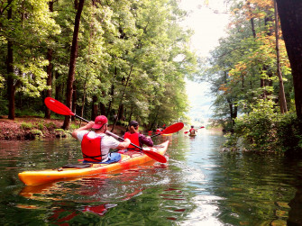 Kayak sul lago d'Endine