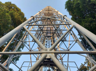 Aperitif on the Torre Branca, in the center of Parco Sempione