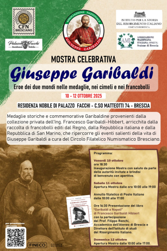 Mostra Celebrativa: "Giuseppe Garibaldi, Eroe dei due mondi, nelle medaglie, nei cimeli e nei francobolli" Mostra Celebrativa: "Giuseppe Garibaldi, Eroe dei due mondi, nelle medaglie, nei cimeli e nei francobolli"
