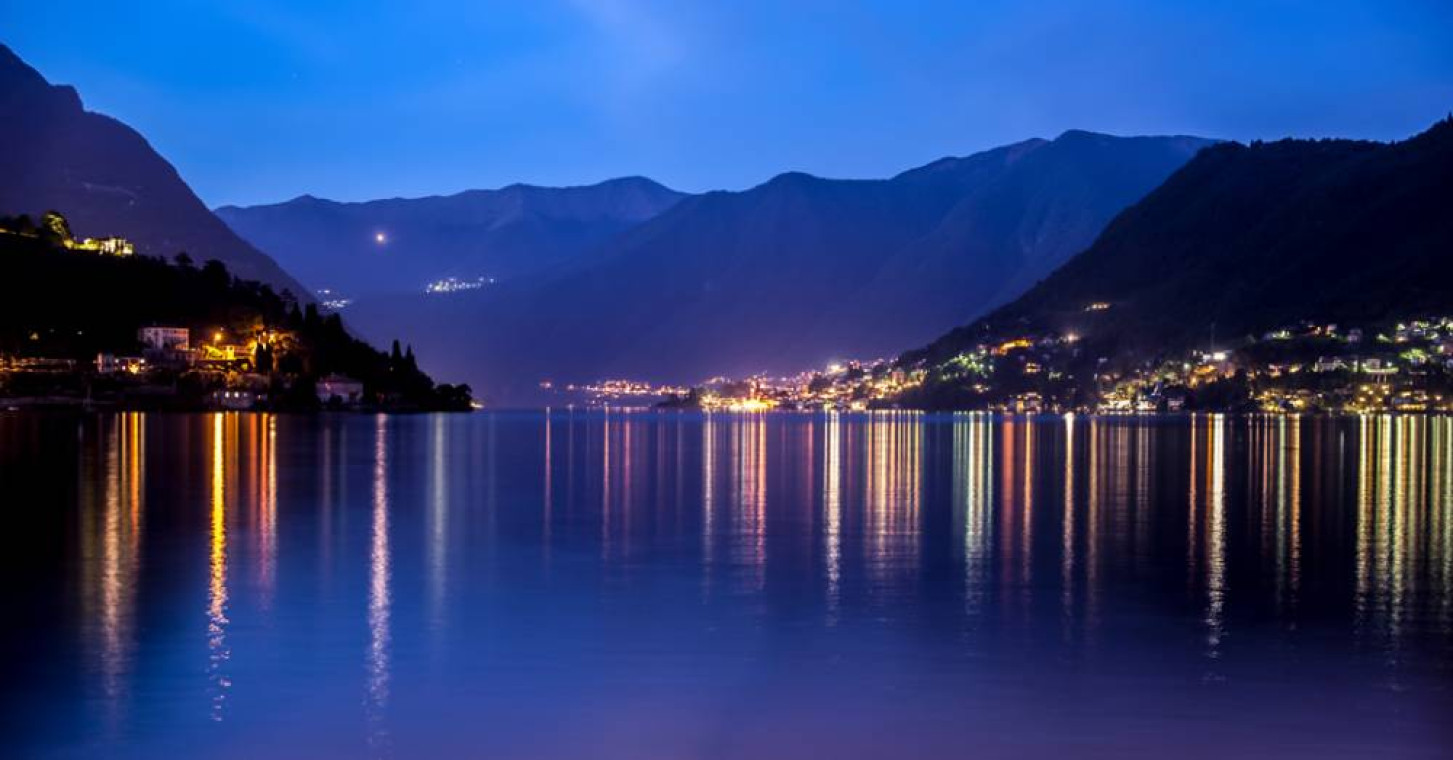 Lake Como by night