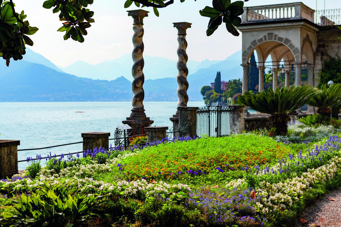 Affaccio sul lago da Villa Monastero a Varenna (LC)