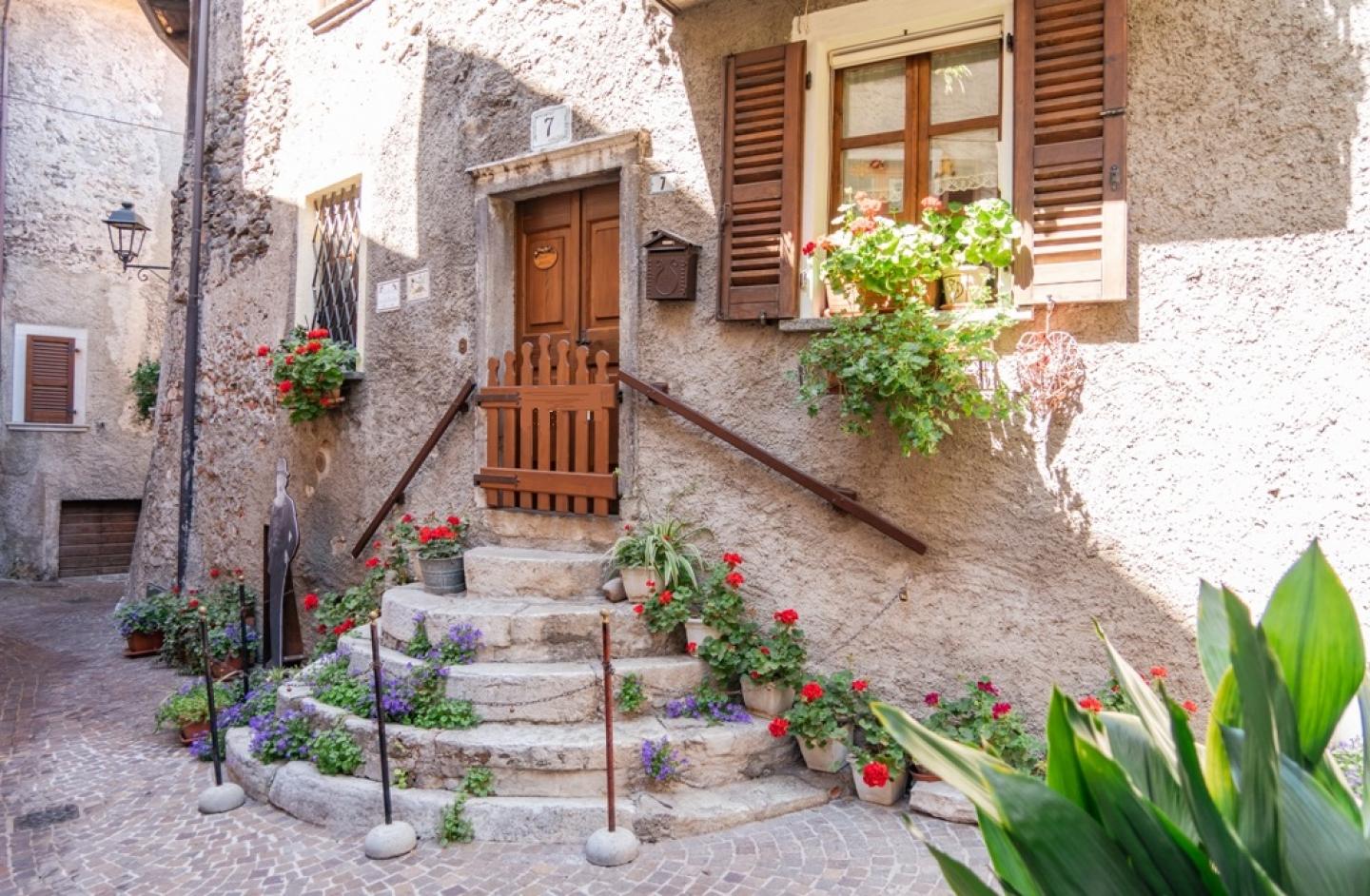 Tremosine, village of Pieve scala Tonda