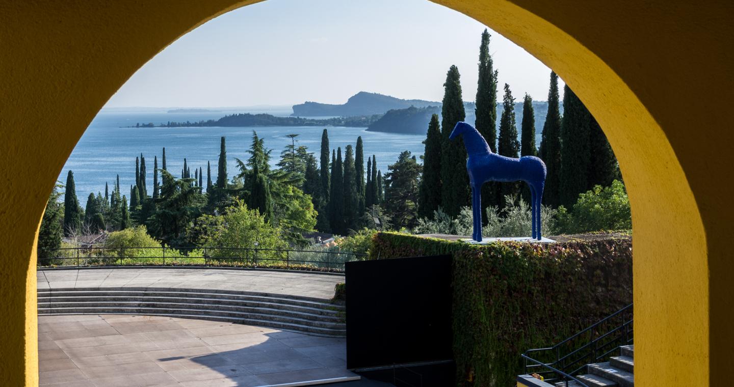 Vista lago dal Vittoriale degli Italiani, Lago di Garda. Foto @Vittoriale degli Italiani