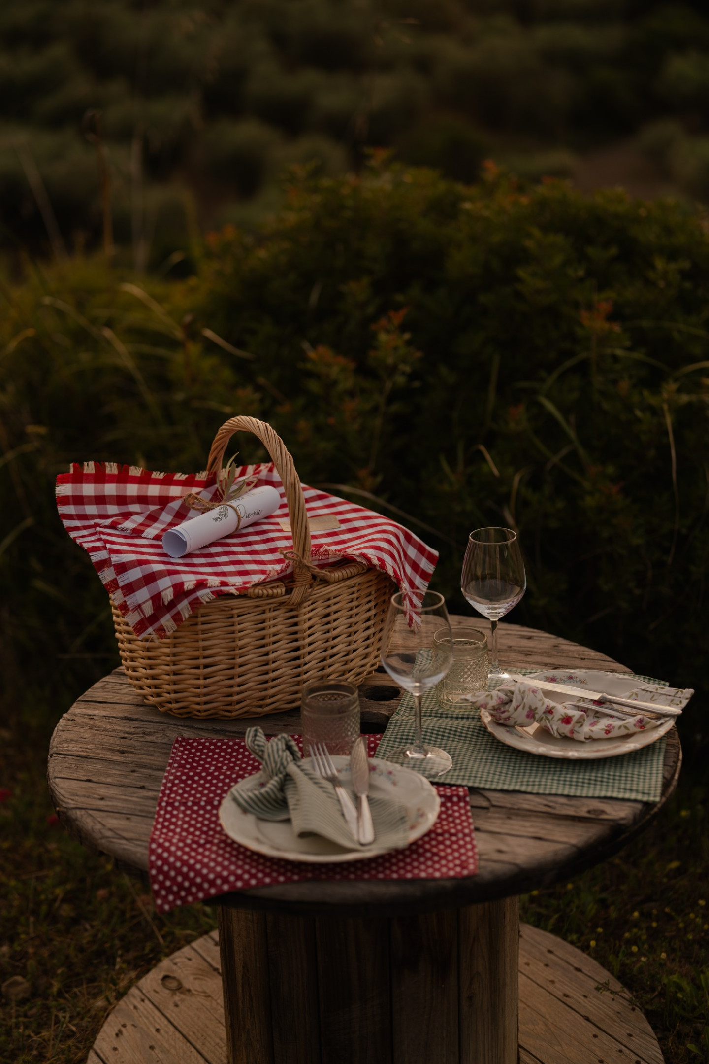 Picnic Chic al tramonto a Bergamo