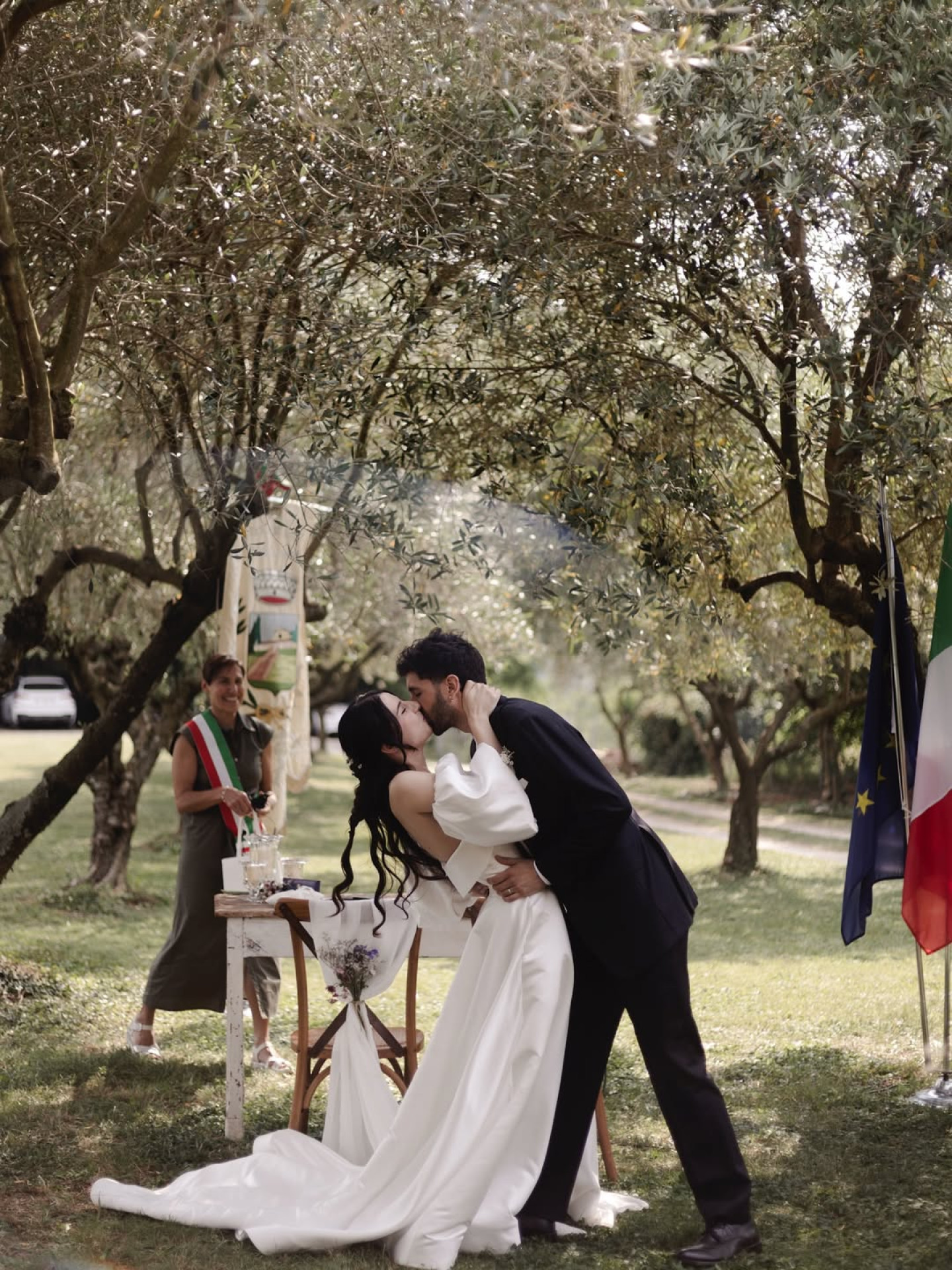 matrimonio all'aria aperta e chic