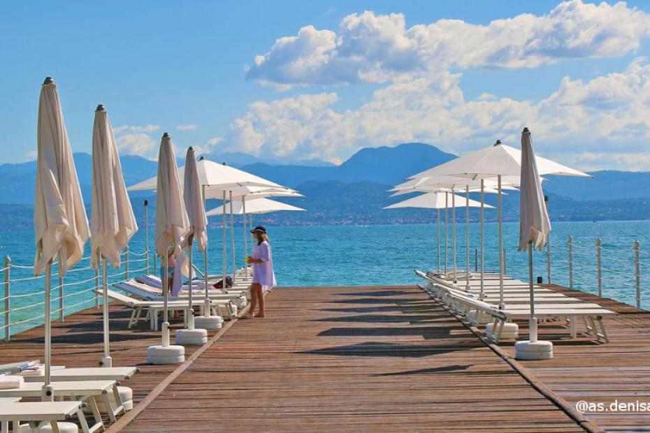 Lago di Garda per giornate al sole e freschi bagni in acqua