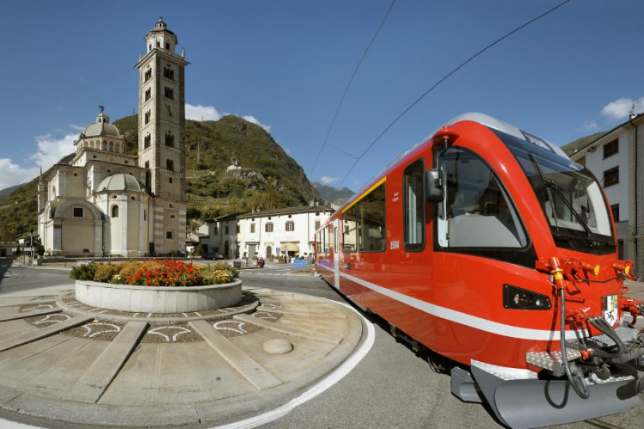 The train is a local attraction